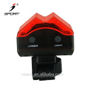 Rechargeable advanced dual laser beams led bike light